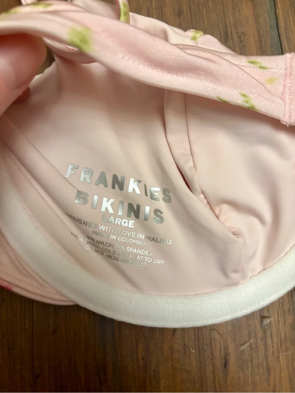 NWT Frankie’s bikinis x Sydney Sweeney Mio Amore Zola underwire bikini top